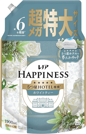 日用品まとめ買い Amazon ランキング第4位　レノア ハピネス 柔軟剤 詰め替え 特大の商品画像