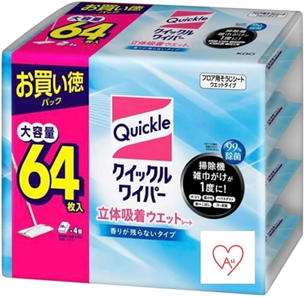日用品まとめ買い Amazon ランキング第9位　クイックルワイパー 立体吸着シート まとめ買いの商品画像