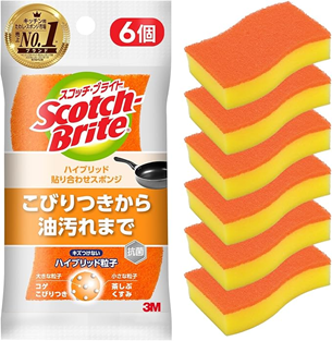 日用品まとめ買い Amazon ランキング第10位　3M スコッチブライト 抗菌スポンジ まとめ買いの商品画像