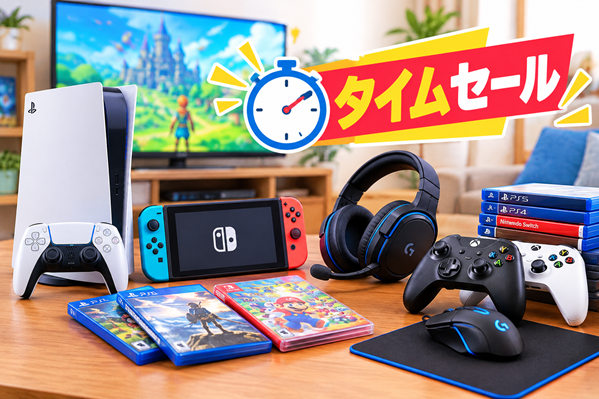 Amazonタイムセールで ゲームの狙い目のイメージ画像