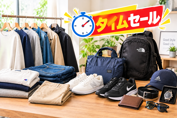 Amazonタイムセールで ファッション用品の狙い目のイメージ画像