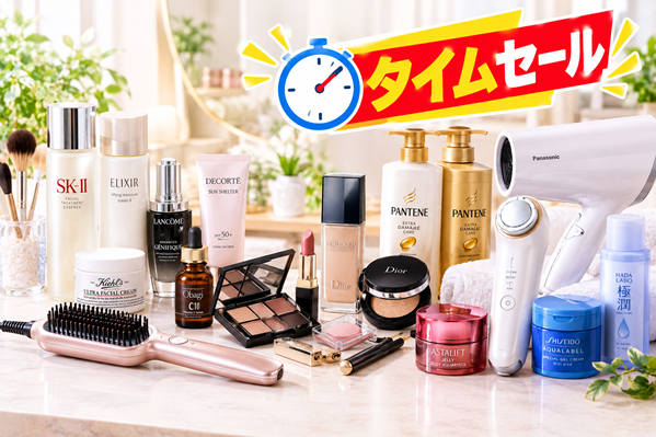 Amazonタイムセールで ビューティー用品の狙い目のイメージ画像