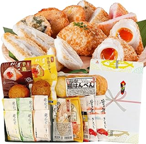母の日に贈るグルメ・食品ギフトでおすすめの当地グルメ・地域の特産品「松澤蒲鉾店 笹かまぼこ・さつま揚げ詰め合わせ18個セット 」のイメージ画像