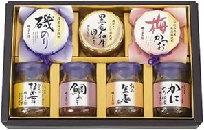 母の日に贈るグルメ・食品ギフトでおすすめの調味料・ご飯のお供「磯自慢 ご飯のお供・瓶詰め詰め合わせセット 」のイメージ画像